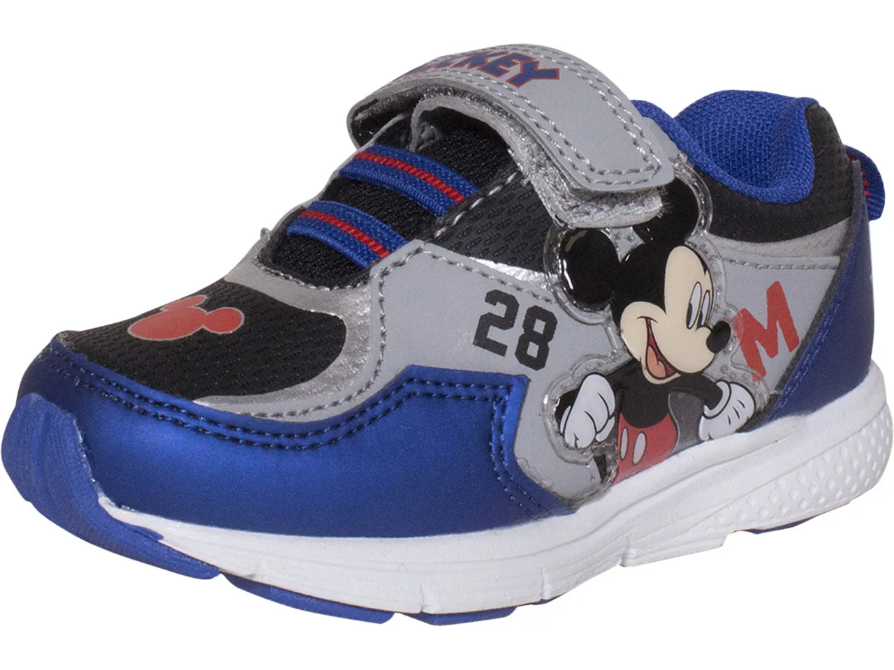 Disney Junior Mickey Mouse Clubhouse Little Boy's Sneakers Light Up Navy Sz: 12