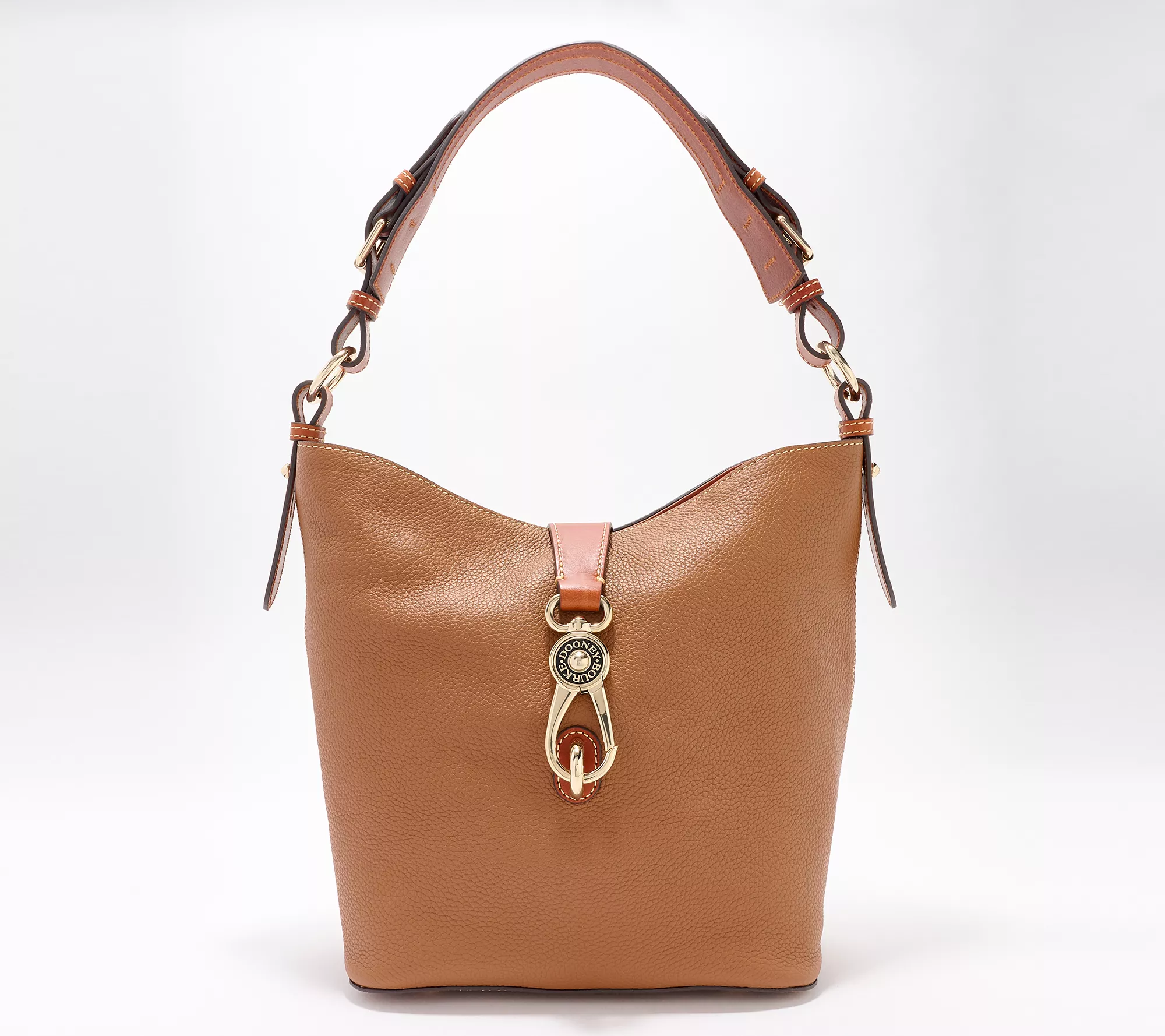 Dooney & Bourke Pebble Leather Lily Bucket Bag