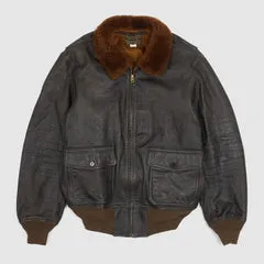 Double RL Bomber Leather Jacket