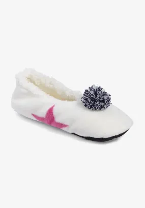 Dreams & Co. ® Pom Pom Slipper