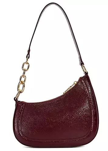 Dune London Direction Reptile Chain Detail Shoulder Bag | Grattan