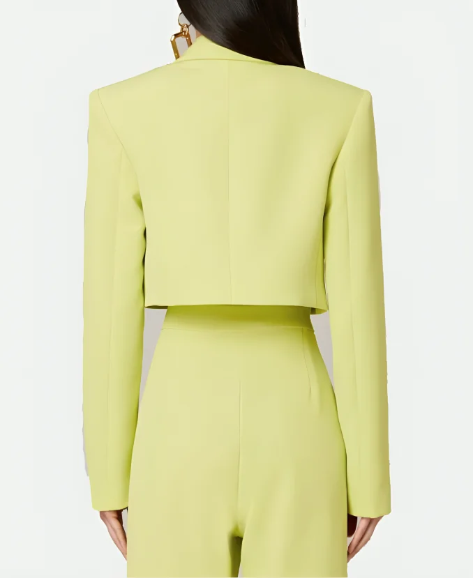 Emily In Paris S04 Ashley Park Neon Cropped Jacket