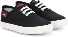 Familiar canvas low-top sneakers Black