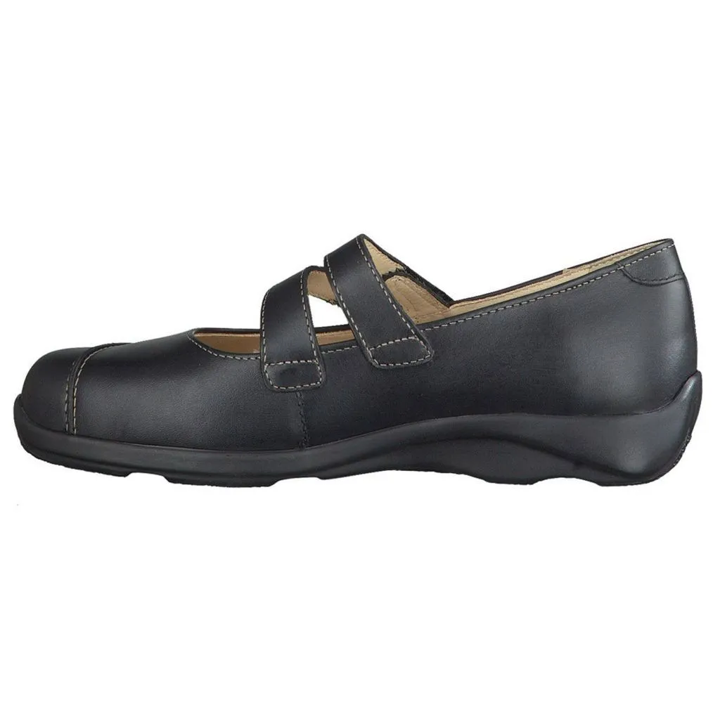 Finn Comfort Vivero 2353 Black Womens Mary Jane Shoes Leather - UK 6