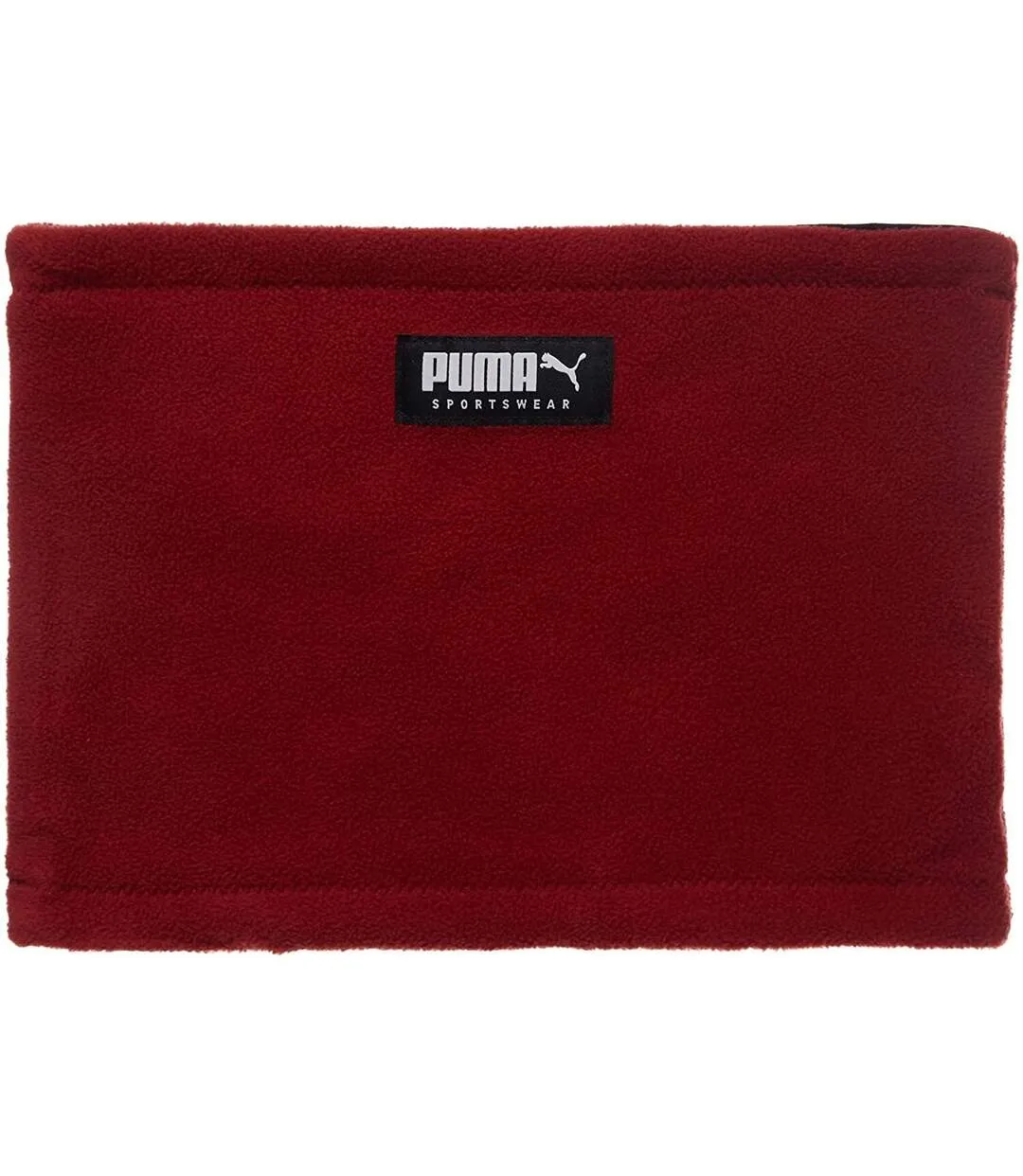 Fleece reversible neck warmer one size red/black Puma