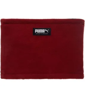 Fleece reversible neck warmer one size red/black Puma