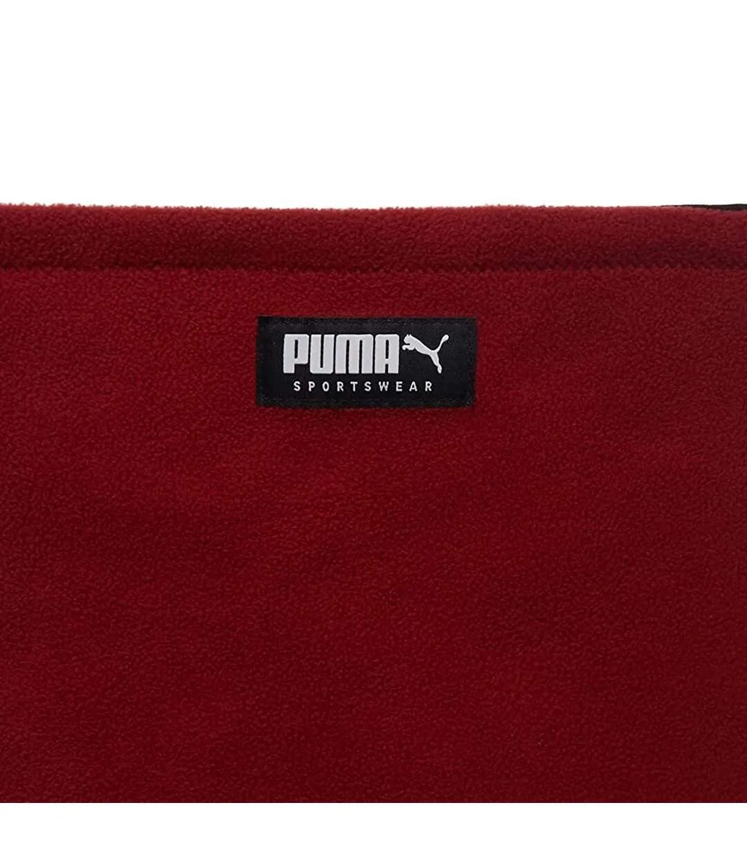 Fleece reversible neck warmer one size red/black Puma