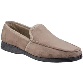 Fleet & Foster Dakis Slip On Slipper Beige