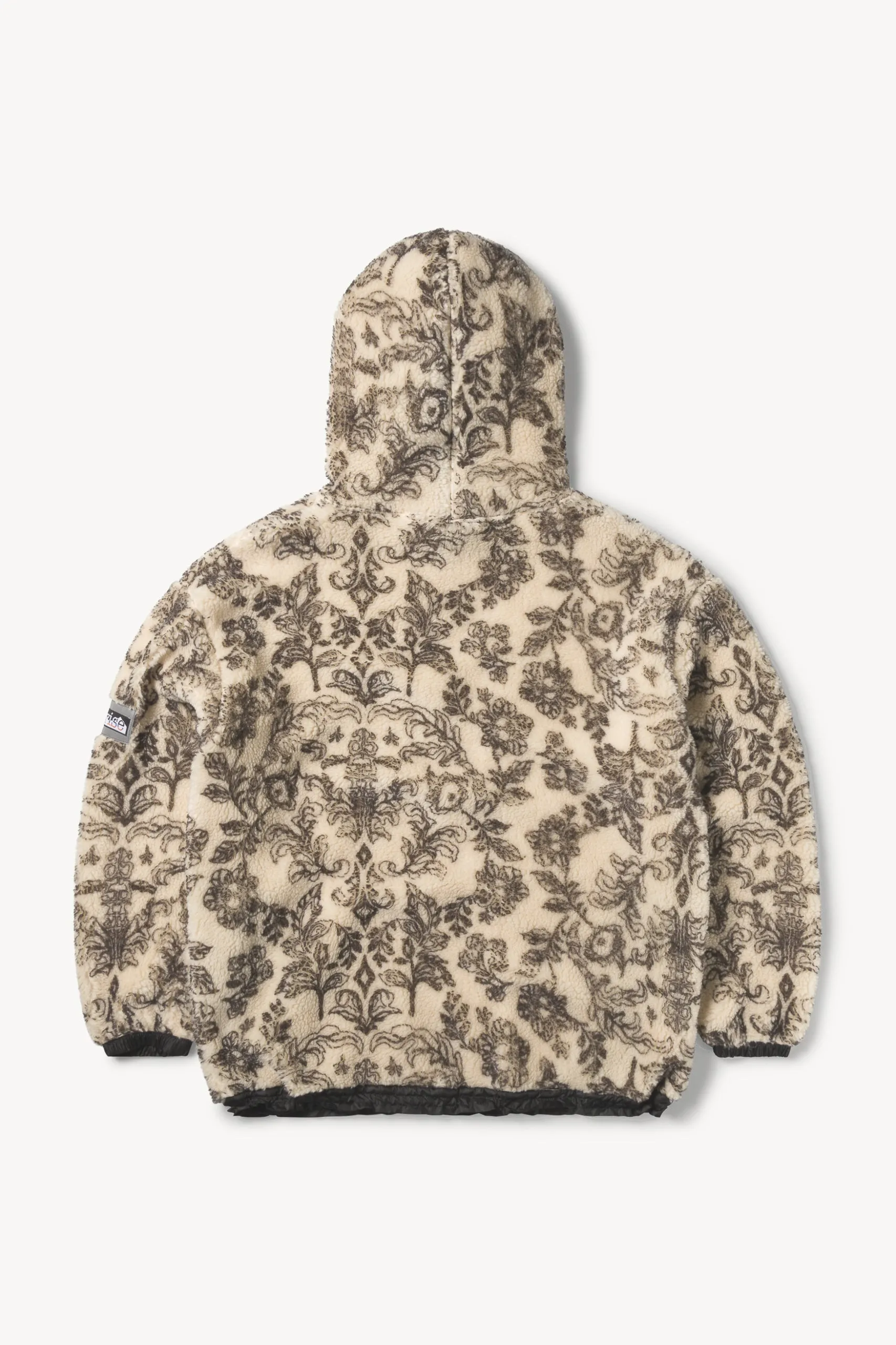 Floral Oversized Fleece Hoodie