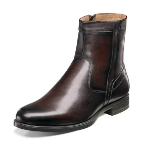 FLORSHEIM MEN'S MIDTOWN BROWN ZIP DRESS BOOT