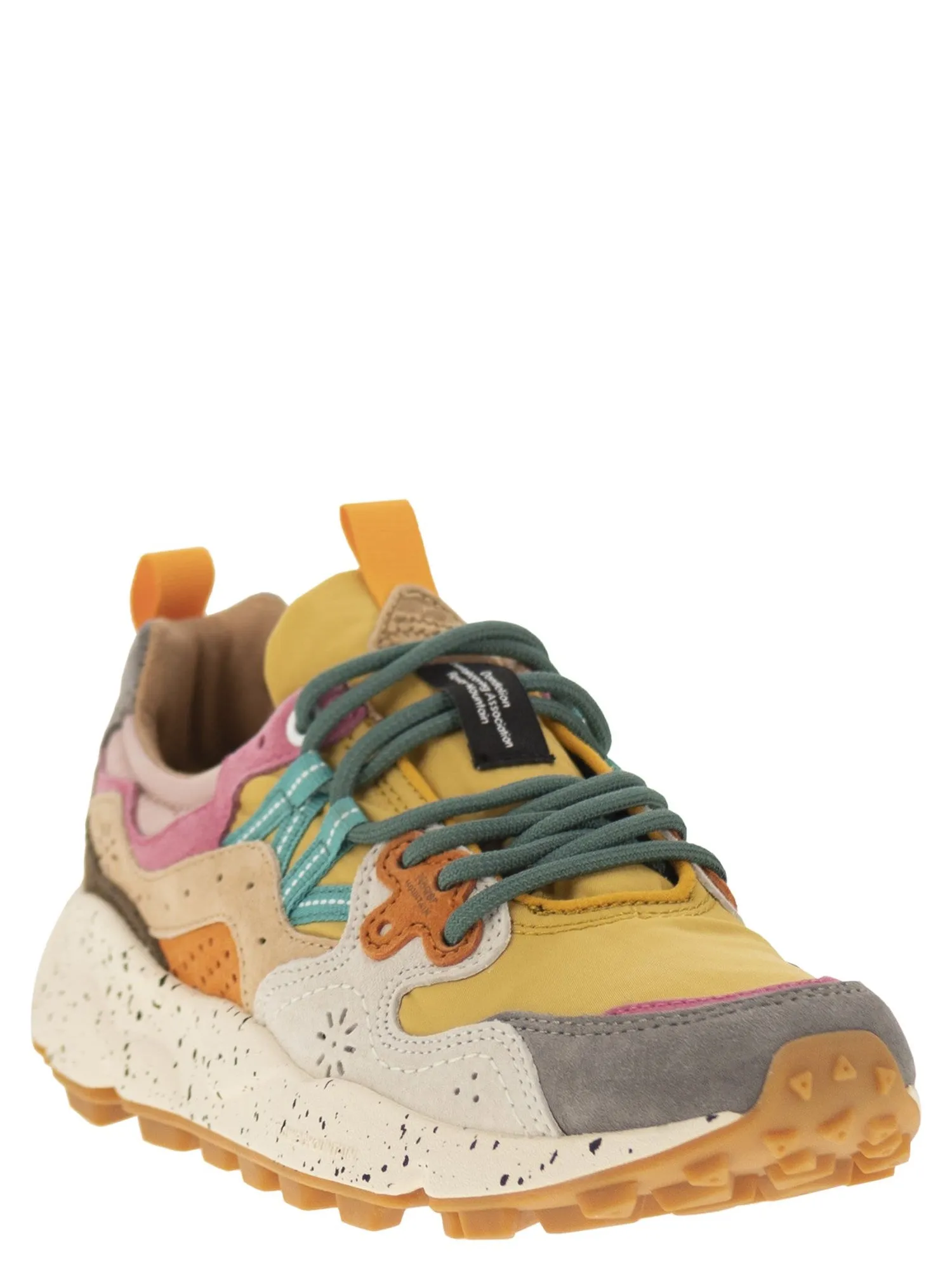 Flower Mountain    Flower Mountain Yamano 3 Sneakers In Suede And Technical Fabric