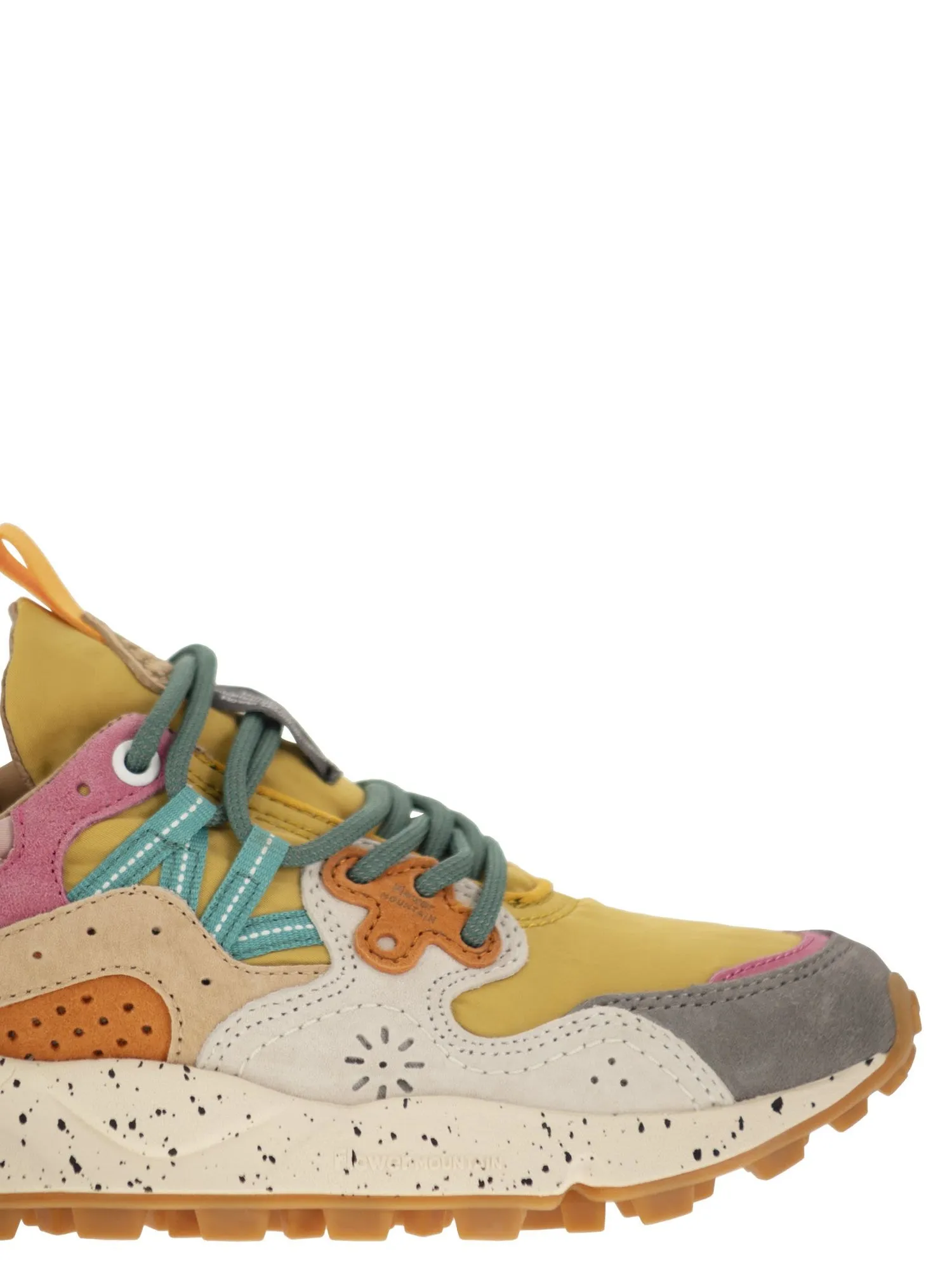 Flower Mountain    Flower Mountain Yamano 3 Sneakers In Suede And Technical Fabric