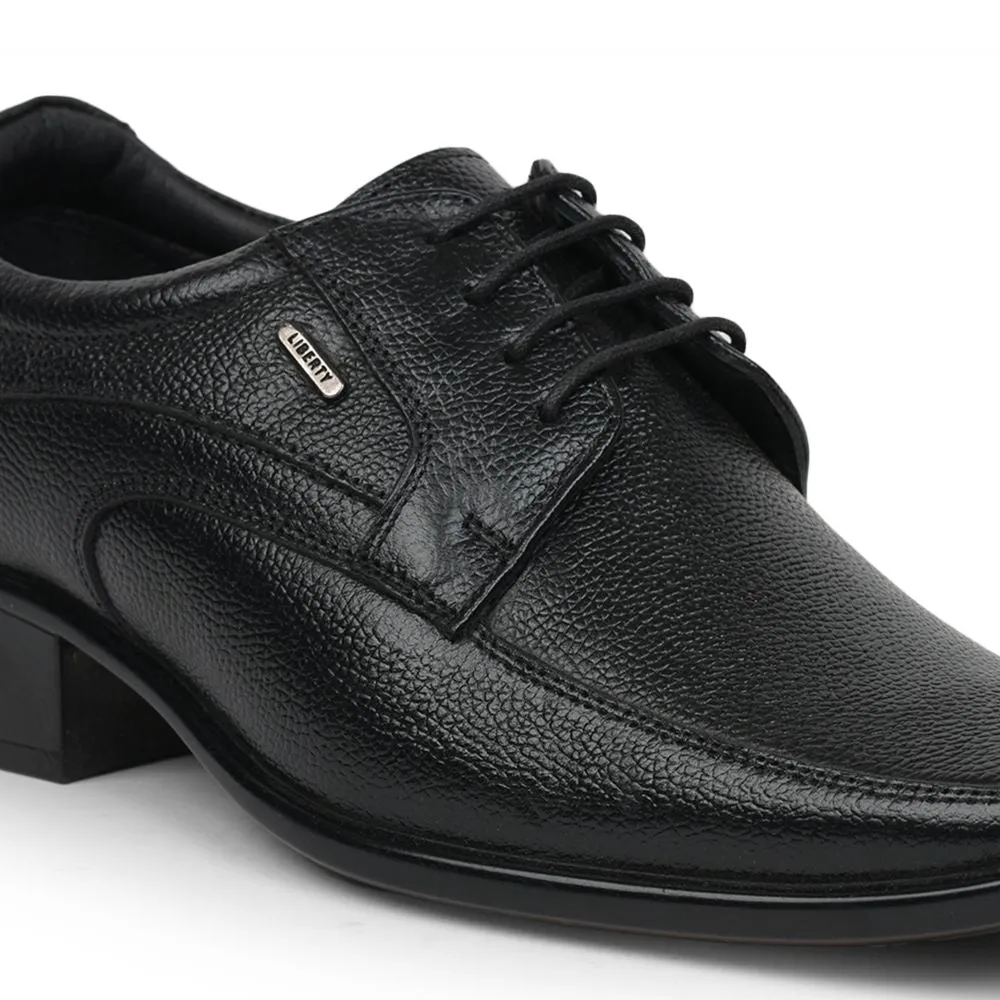 Fortune (Black) Formal Lace Up Shoes For Men AGK-307 By Liberty