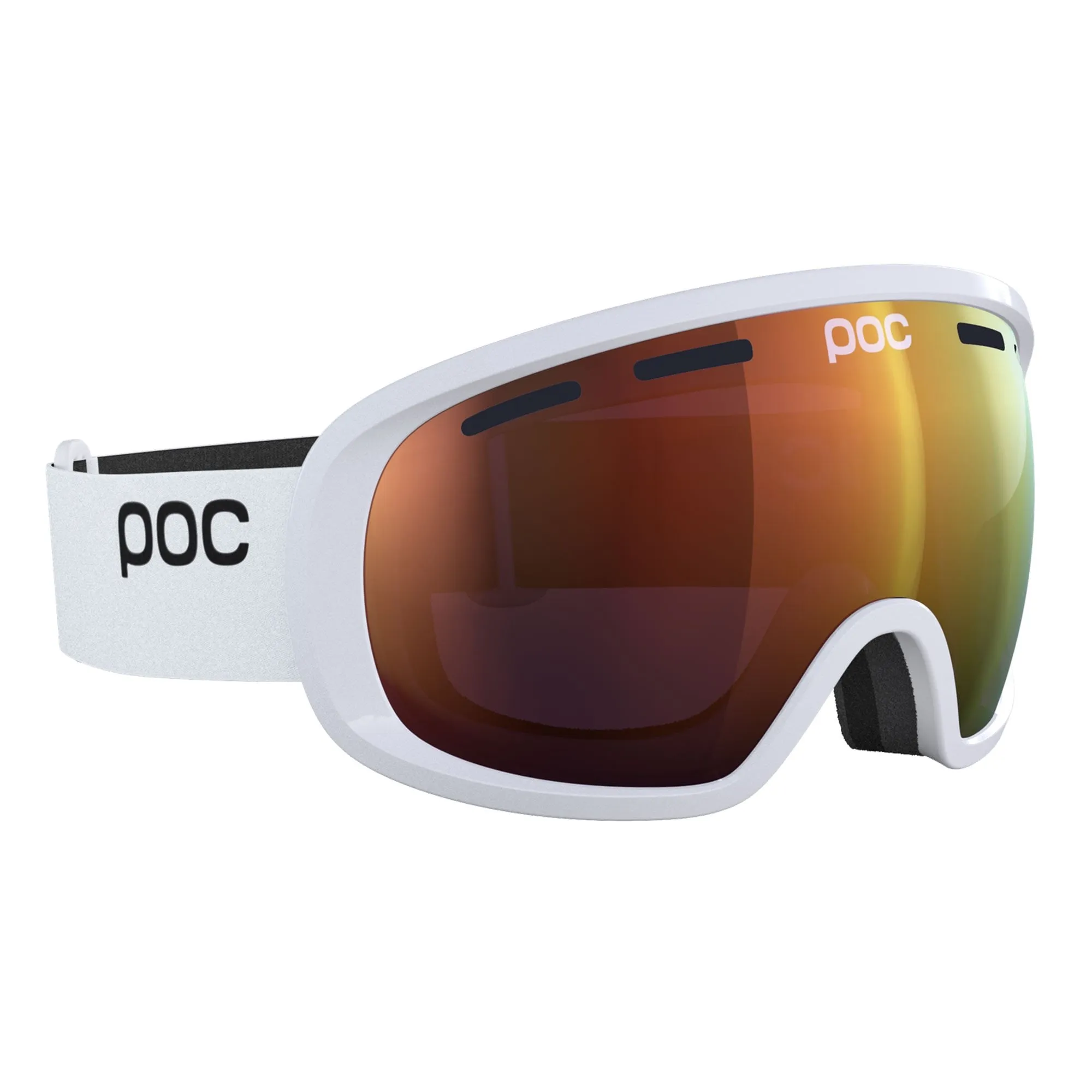 Fovea Race Goggles - Hydrogen White/Partly Sunny Orange