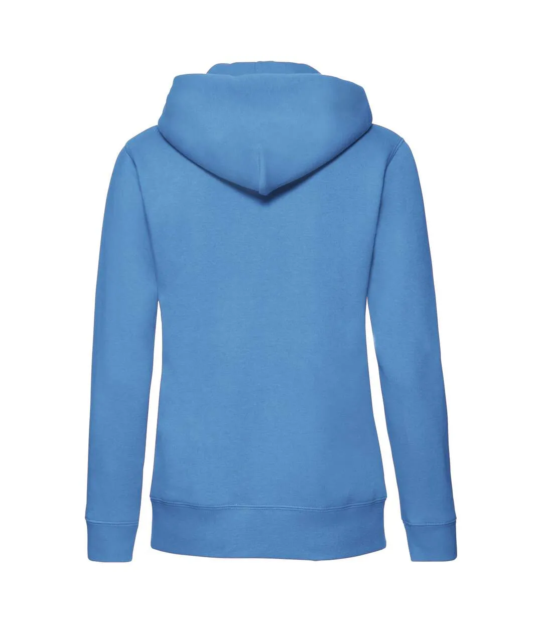 Fruit Of The Loom Ladies Lady-Fit Hooded Sweatshirt Jacket (Azure Blue) - UTBC1372