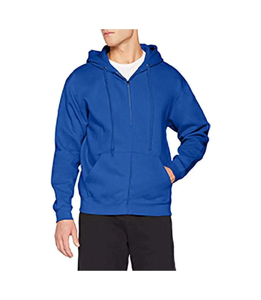 Fruit Of The Loom Mens Premium 70/30 Hooded Zip-Up Sweatshirt / Hoodie (Royal Blue) - UTRW3161