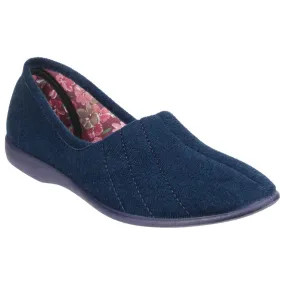 GBS Audrey Ladies Slipper Navy