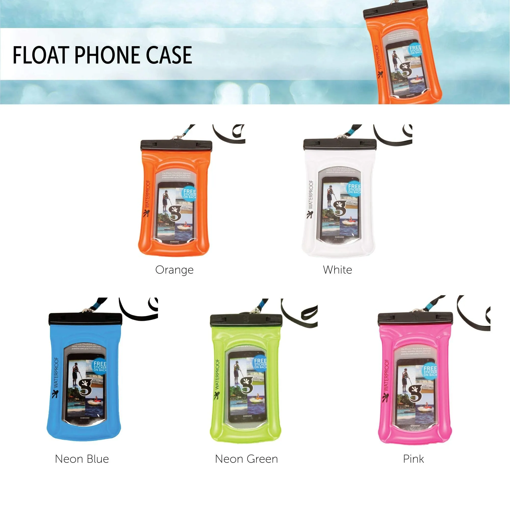 Geckobrands Float Phone Dry Bag  