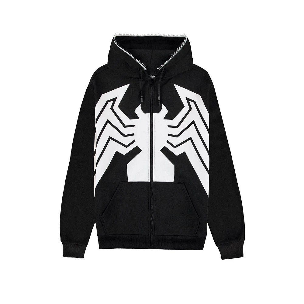 Geeknet Marvel Venom Novelty Zip Up Hoodie GameStop Exclusive