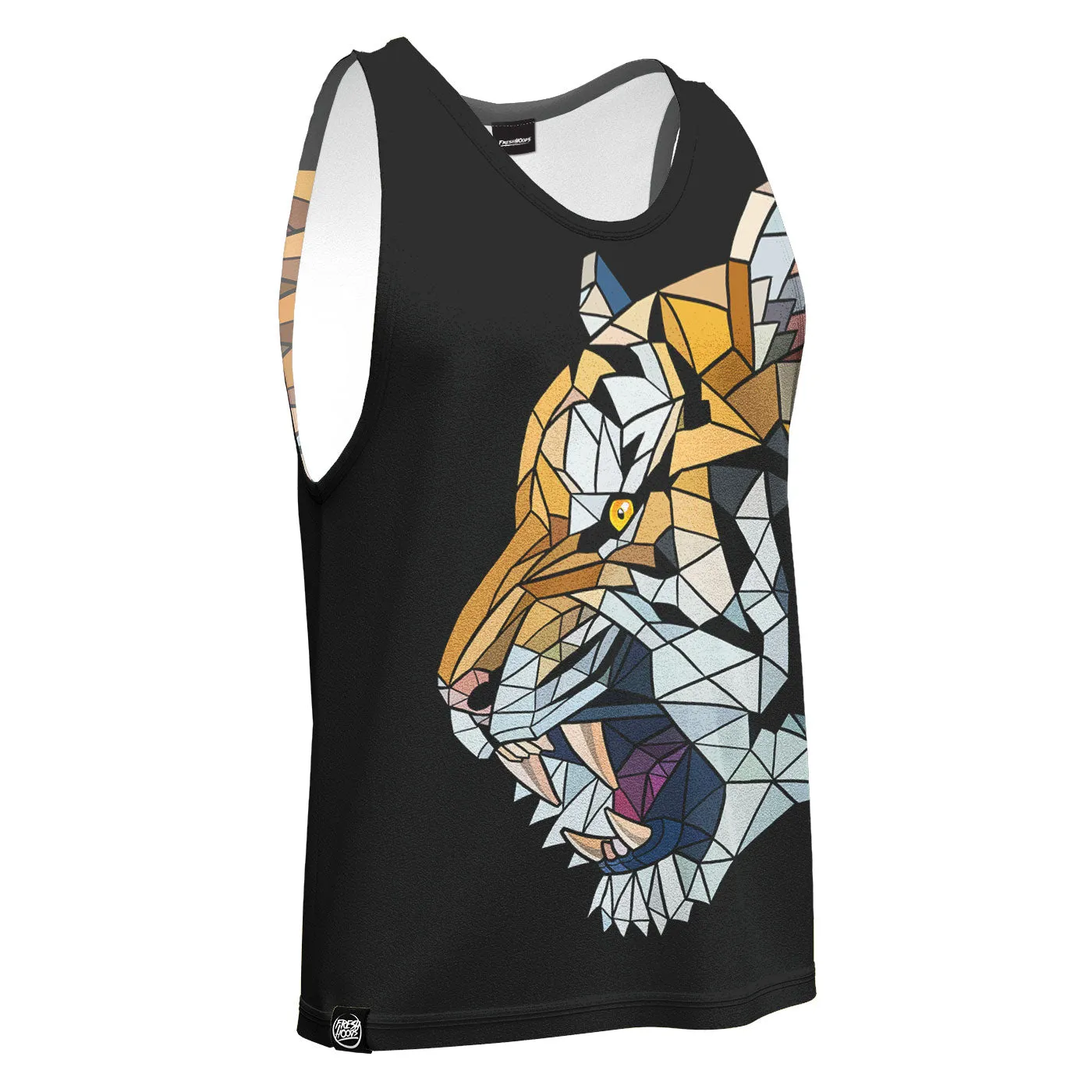 Geometric Tiger Tank Top