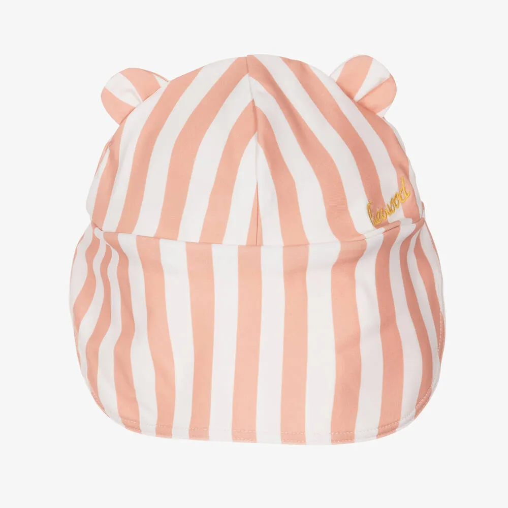 Girls Pink Sun Protective Hat (UPF50+)