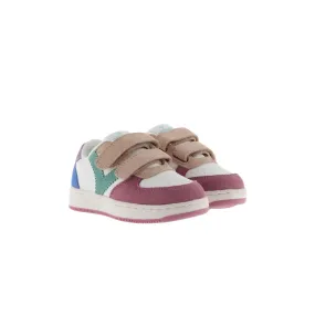 Girls' Victoria Tiempo Split Leather Strap Sneakers