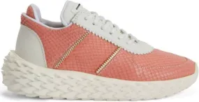 Giuseppe Zanotti Urchin python-print sneakers Orange