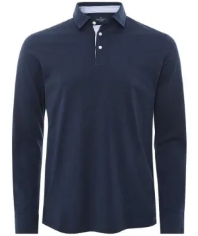 Hackett Long Sleeve Jersey Polo Shirt