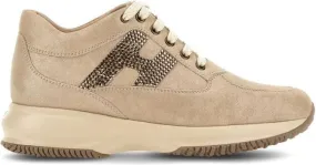 Hogan Interactive logo-embellished sneakers Neutrals