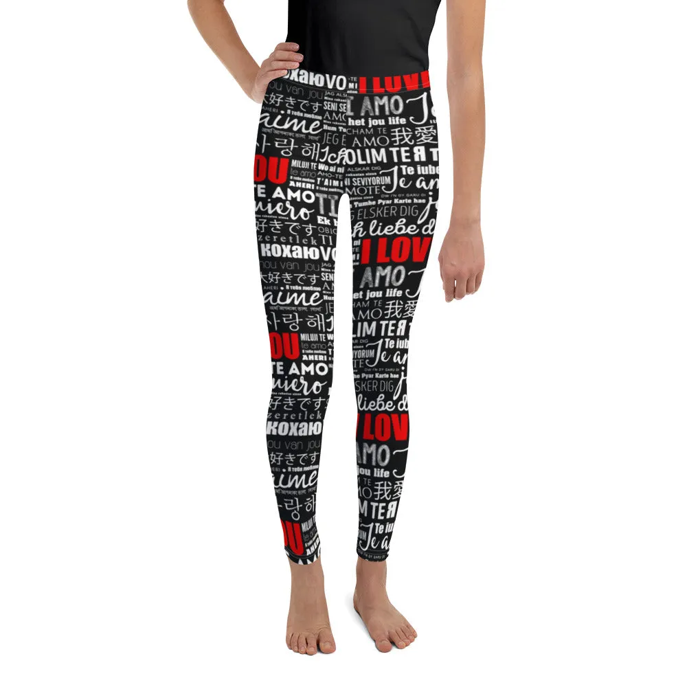 I Love You Youth Leggings