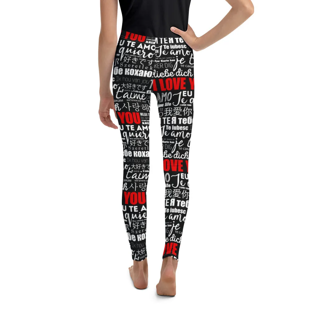 I Love You Youth Leggings