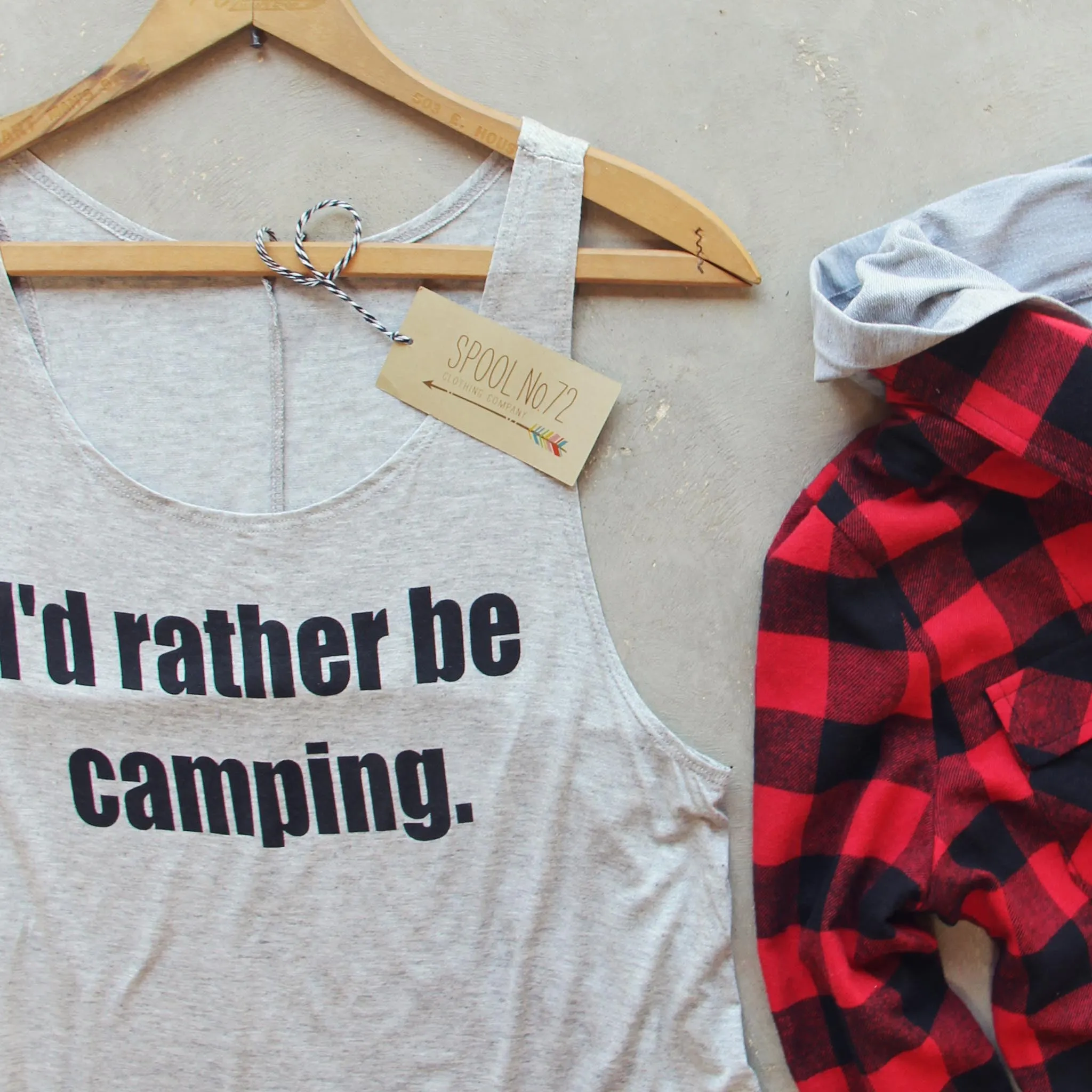 I'd Rather Be Camping Tank