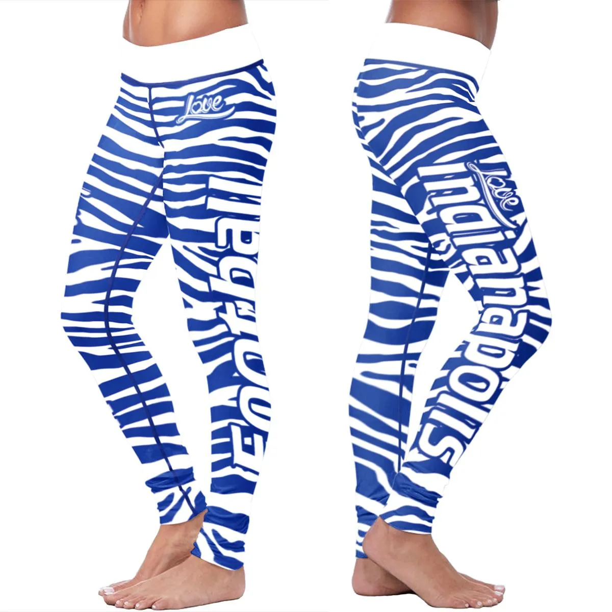 IND FB Striped Leggings