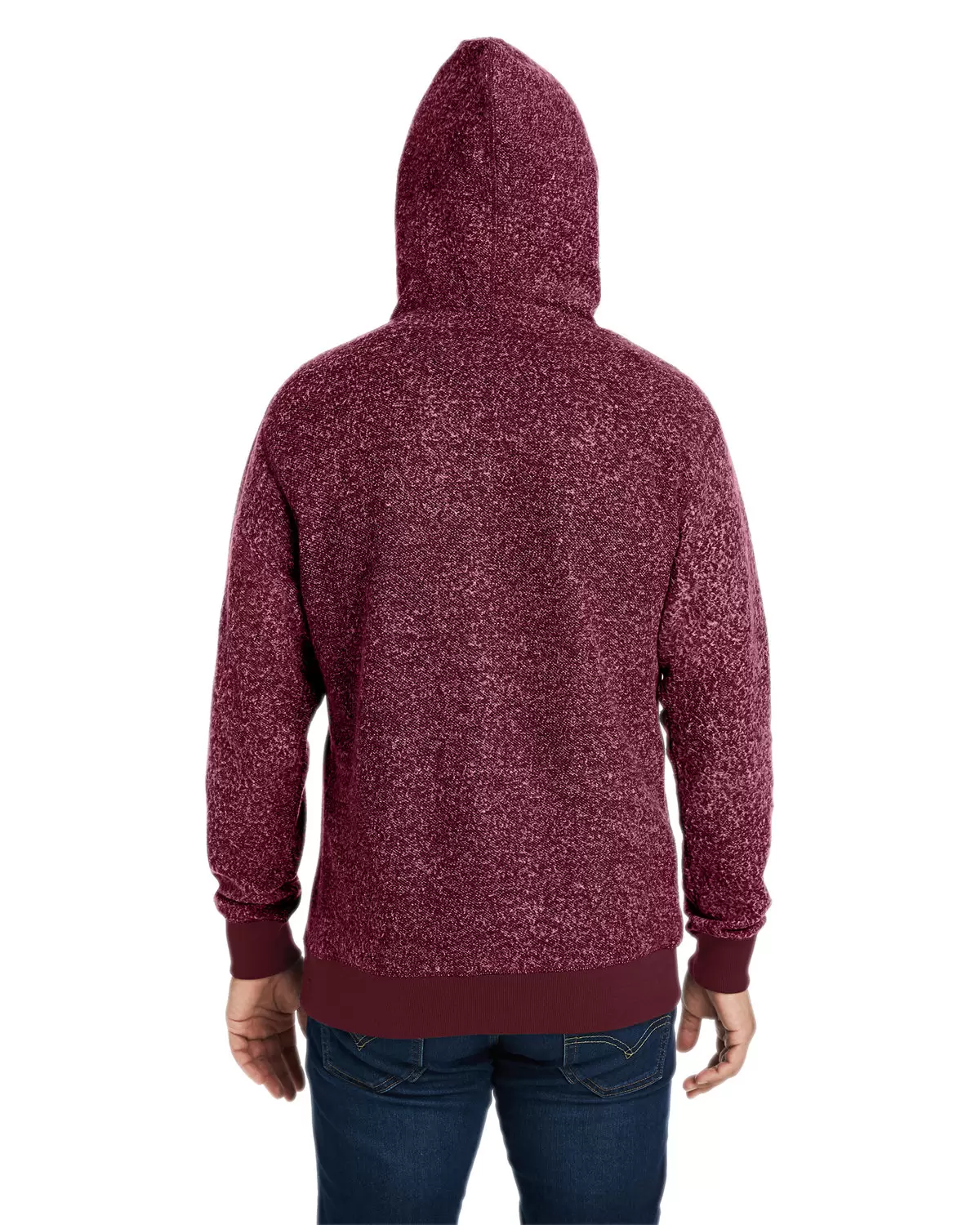 J America 8711 Aspen Fleece Hooded Sweatshirt SKU: 8711