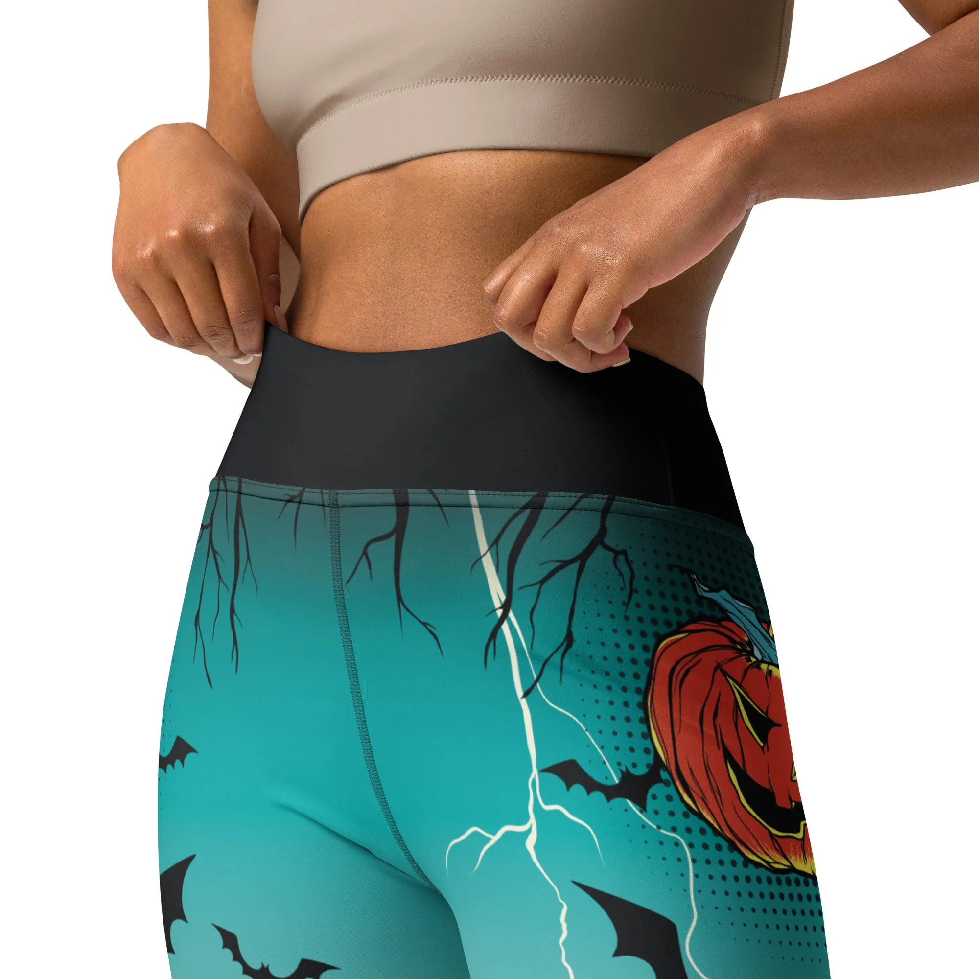 Jack O'Lantern Yoga Leggings