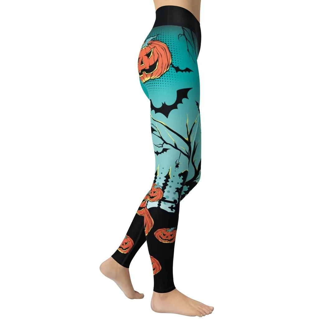 Jack O'Lantern Yoga Leggings