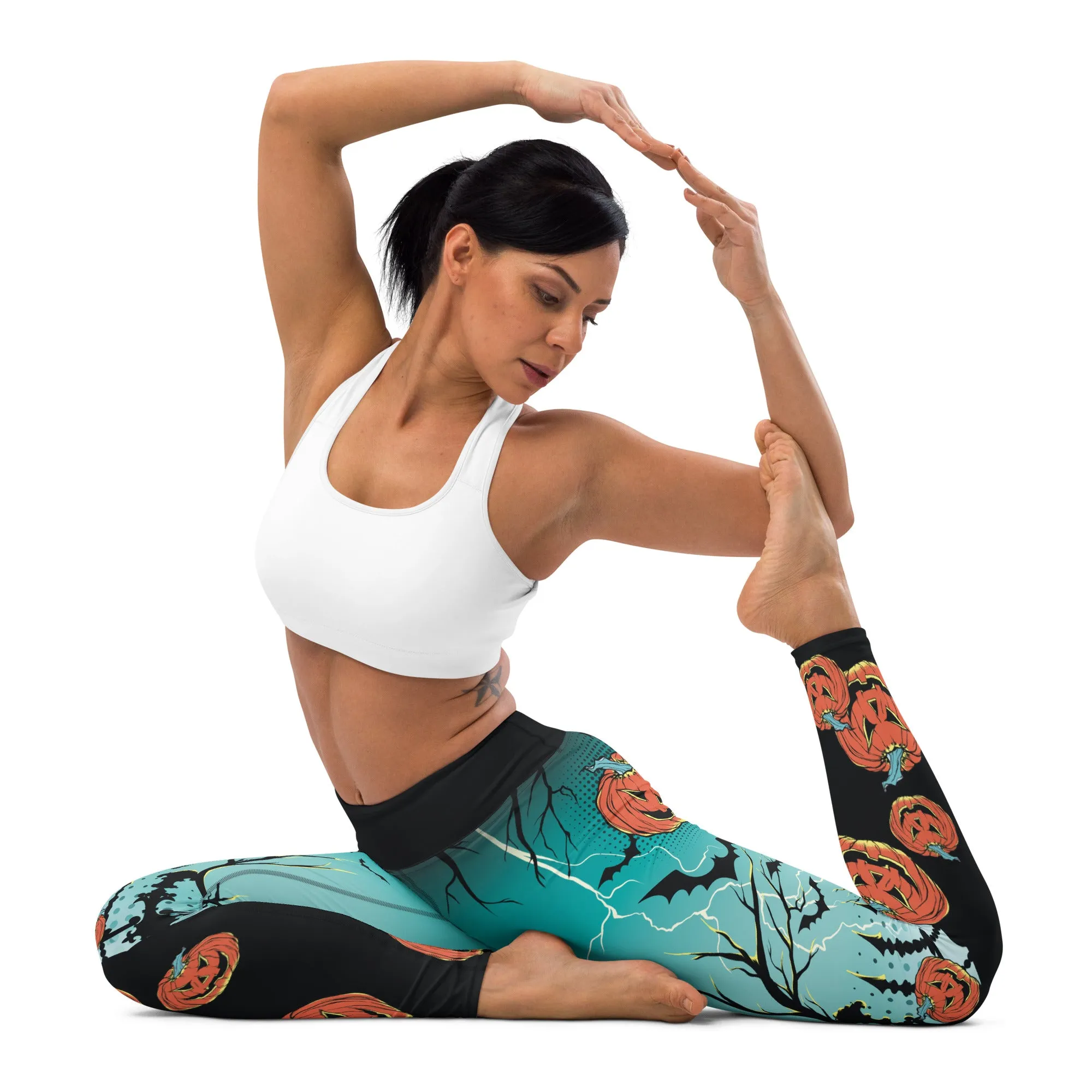 Jack O'Lantern Yoga Leggings