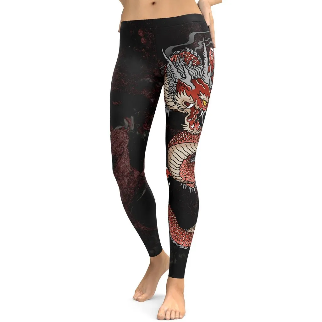 Japanese Dragon Leggings