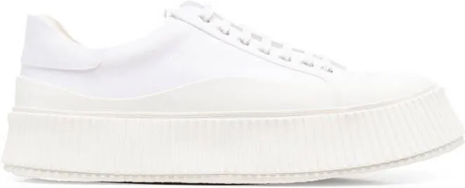 Jil Sander chunky sole sneakers White