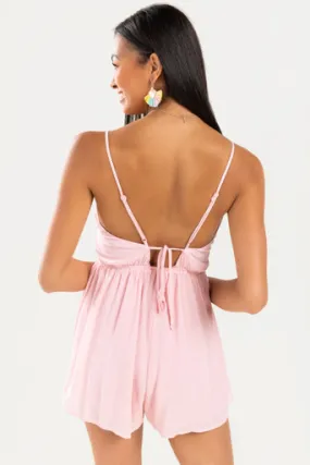 Josey Eyelet Surplice Romper