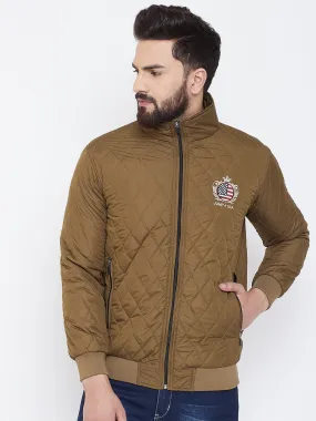 JUMP USA Men Copper Water Resistant Bomber