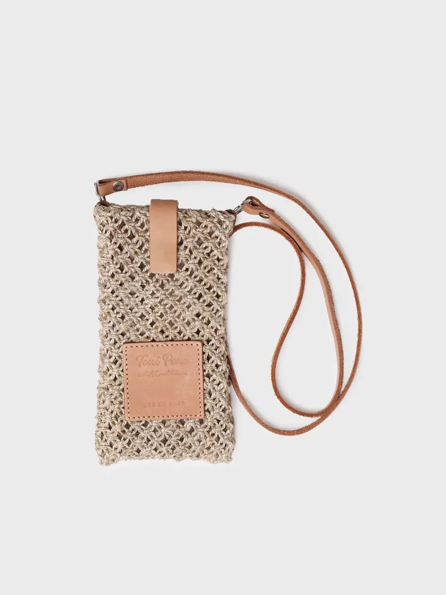 Jute mobile phone bag - GINETH