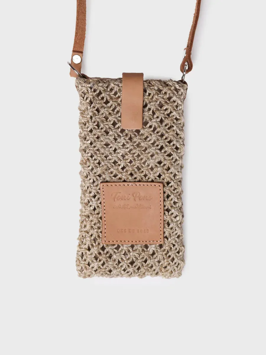 Jute mobile phone bag - GINETH