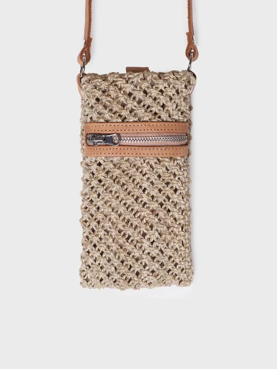 Jute mobile phone bag - GINETH