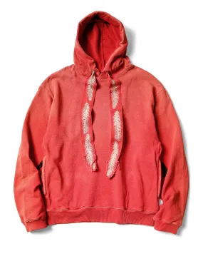 Kapital fleece feather cord hoodie sweater