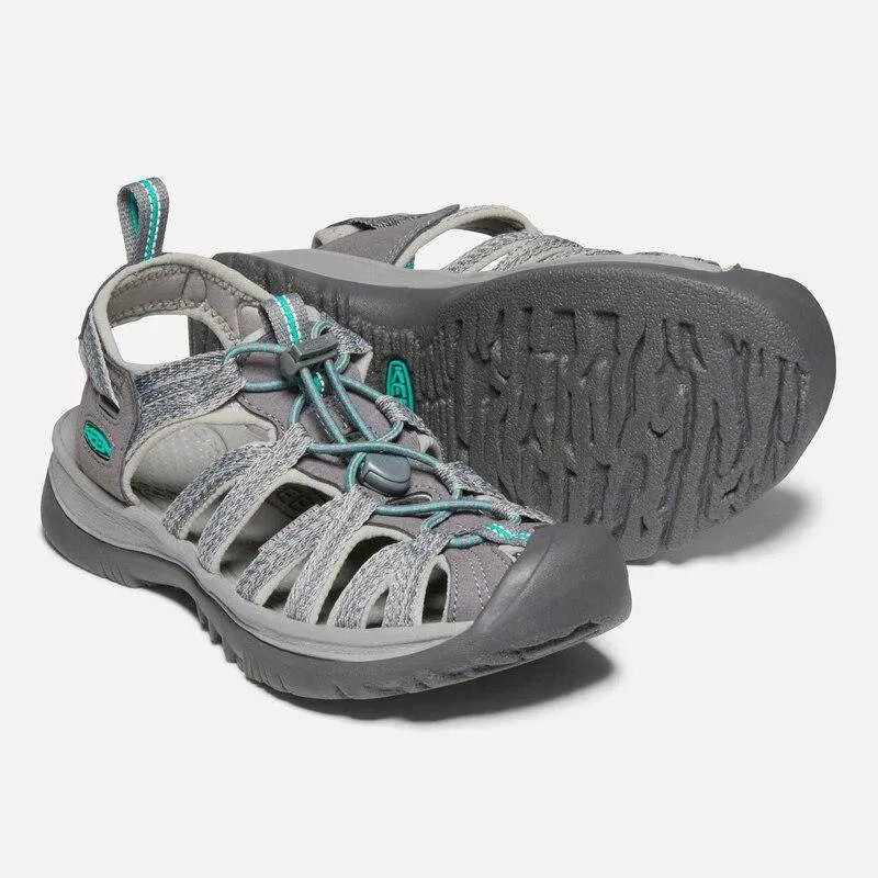 Keen Women's Whisper Medium Grey Peacock  Sandals