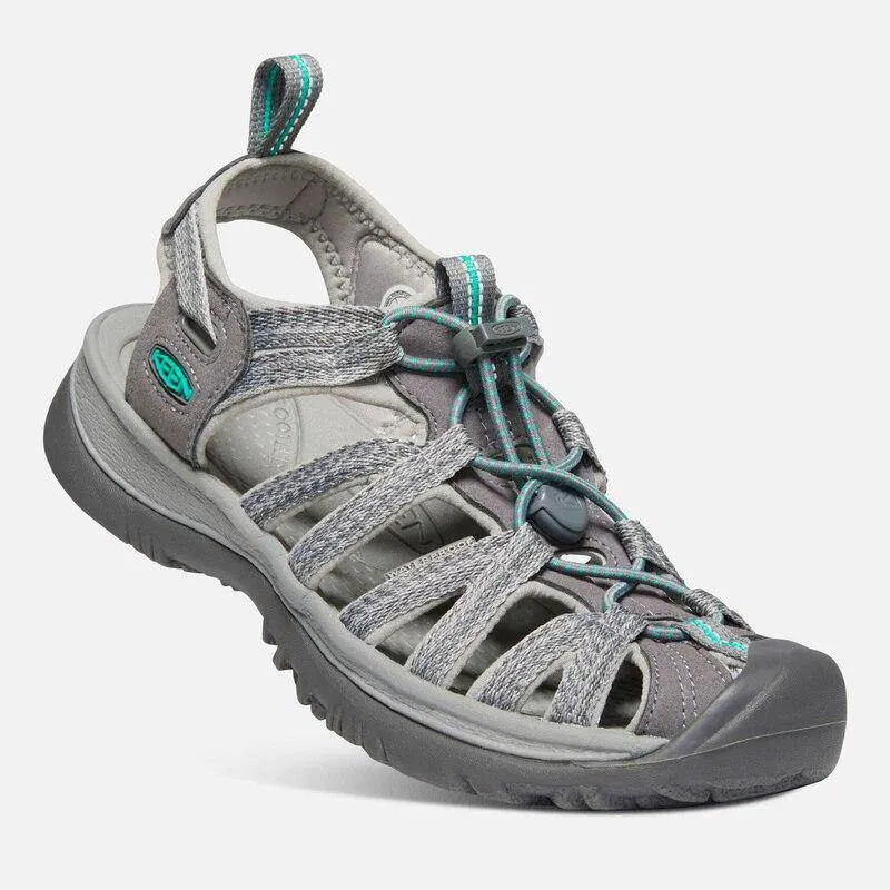 Keen Women's Whisper Medium Grey Peacock  Sandals