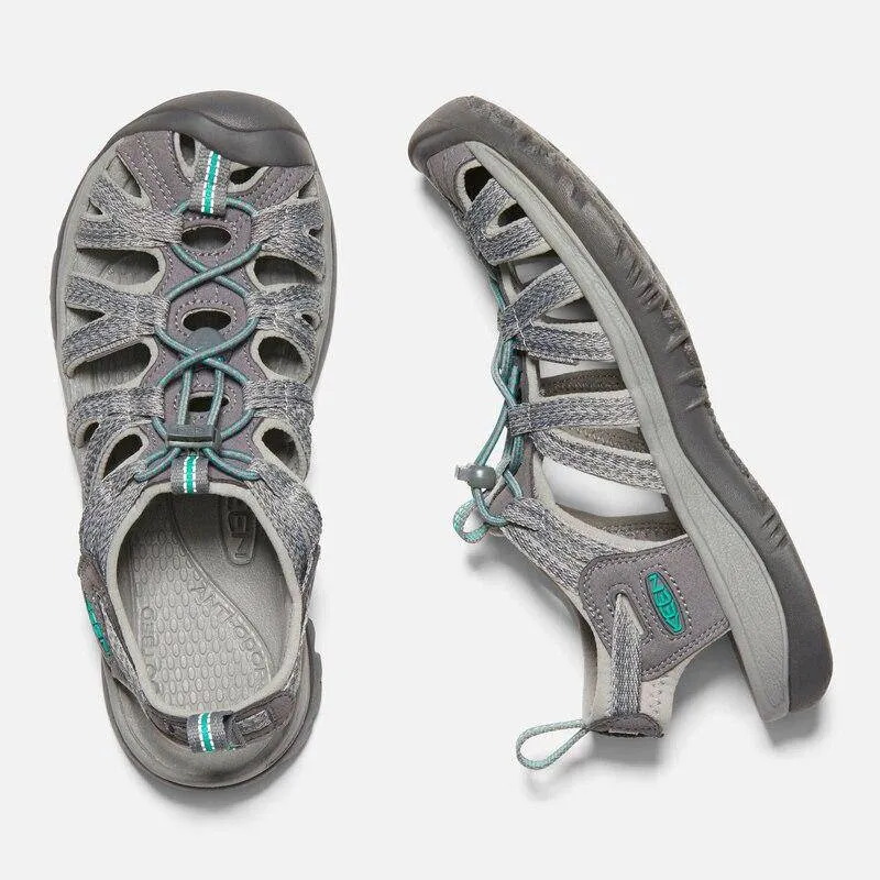 Keen Women's Whisper Medium Grey Peacock  Sandals