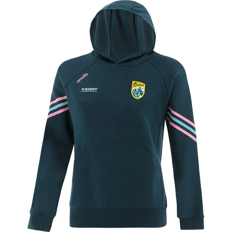 Kerry GAA Kids' Weston Fleece Pullover Hoodie Marine / Pink / Green