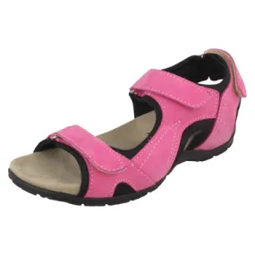 Ladies Easy B Strapped Sports Sandals Fennel 78517P